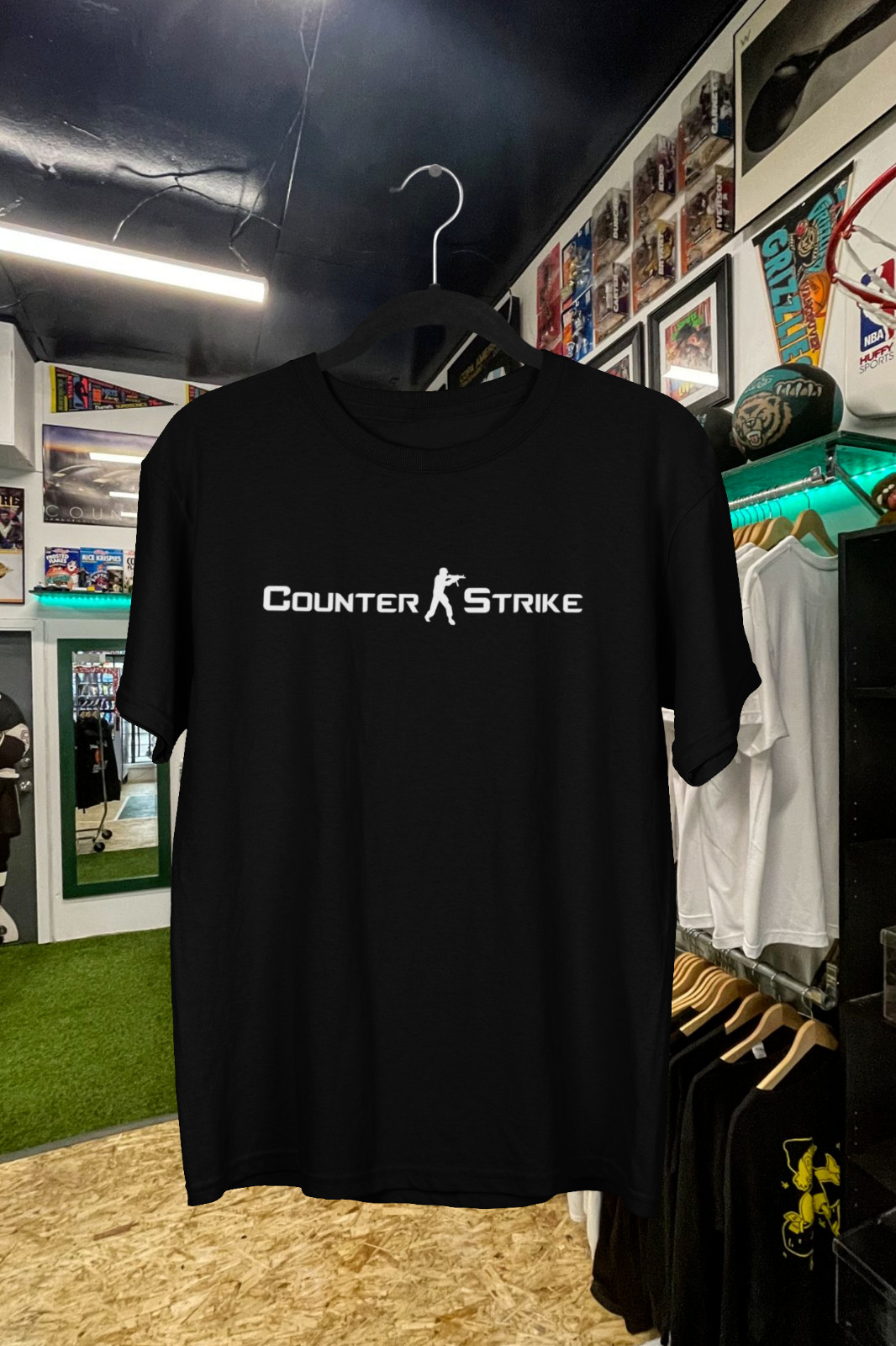 Esports Gaming Logo - ヴィンテージ カウンター ストライク テキスト ロゴ T