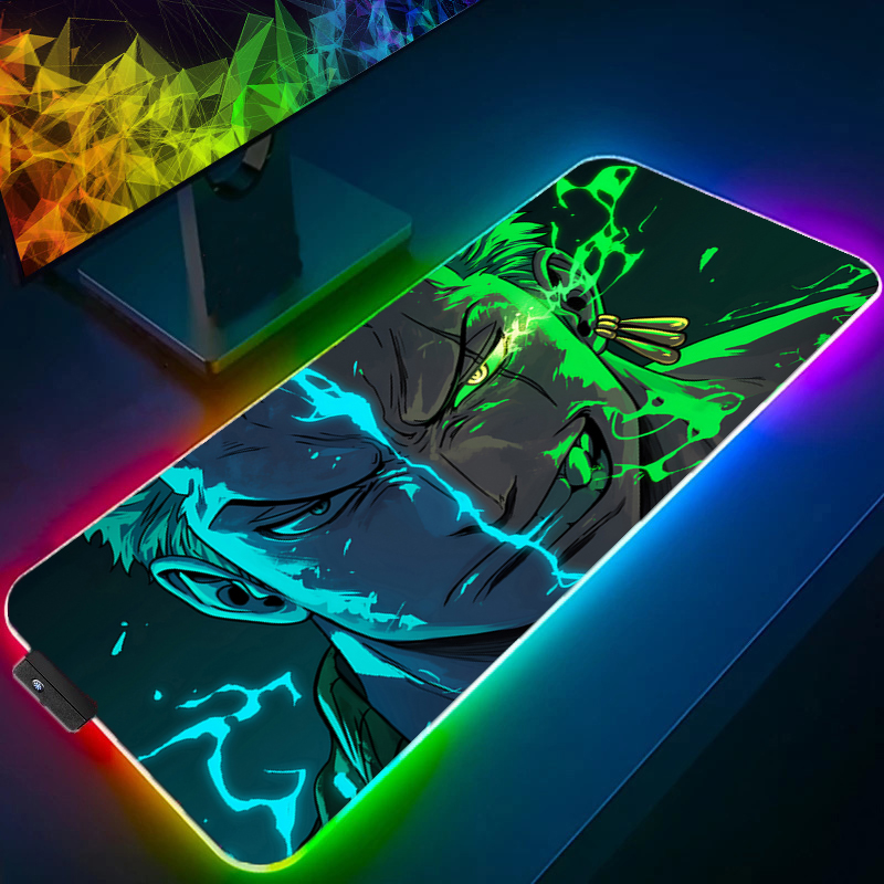 Esports Gaming Pc - ワンピースゾロマウスパッド RGB ゲームアクセサリー Gabinete ゲーマー PC