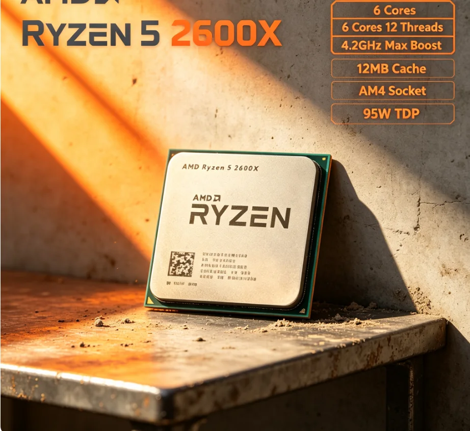 Esports Gaming Pc - AMD R5 2600X 12nm AM4 デスクトッププロセッサ