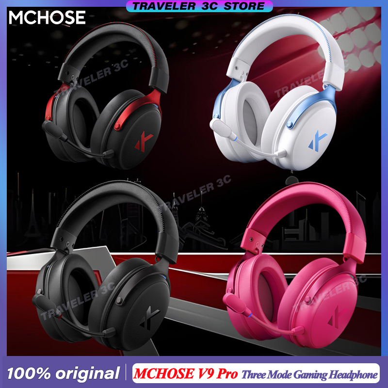 Esports Gaming Video - MCHOSE V9 プロカスタマイズされたゲーミングヘッドフォントライモード E スポーツイヤホン音楽アクティブノイズリダクション 2000mah