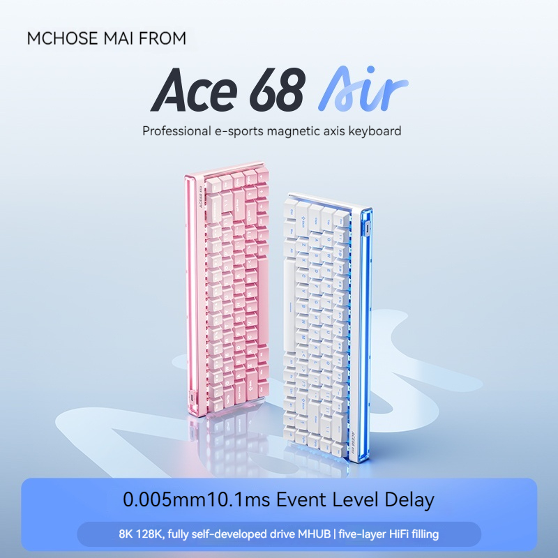 Esports Gaming Pc - Mchose Ace68 エア磁気軸メカニカルキーボード eスポーツ向け低遅延有線カスタマイズゲーミングキーボード オフィス用
