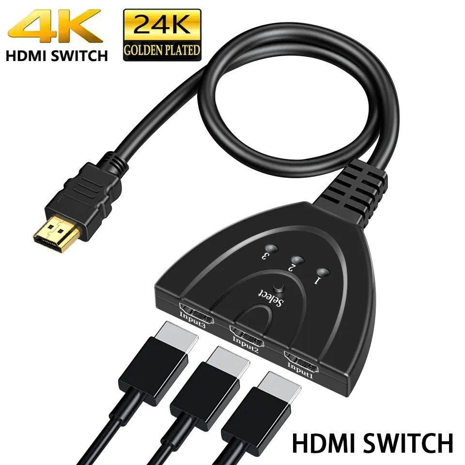 Esports Gaming Hub - HDTV スイッチ 3 in 1 4k