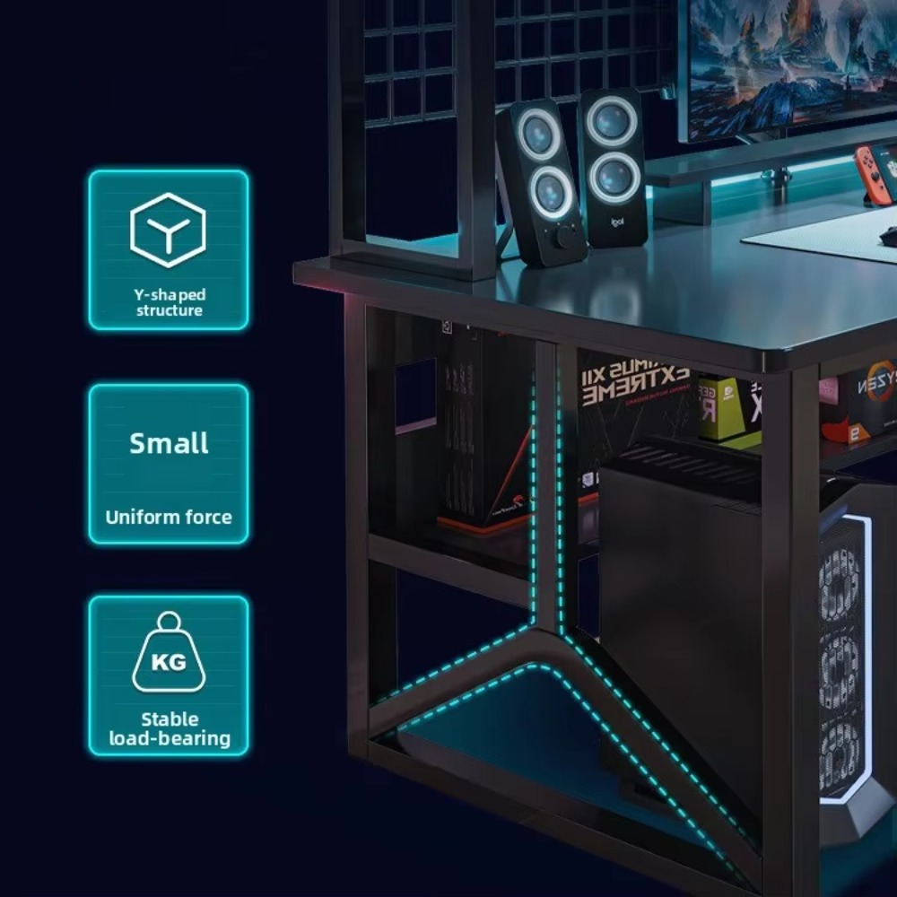 モダンで耐久性のあるメタル+MDF製eスポーツゲーミングデス - Esports Y Gaming のレビューと価格
