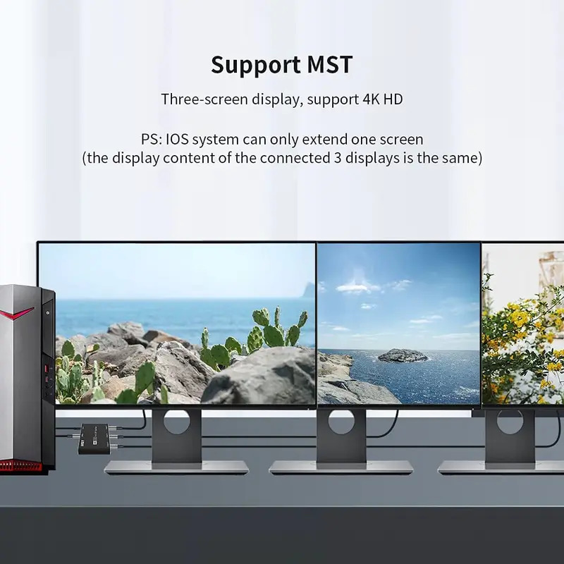 MST DisplayPortスプリッター 1入力3出力 8 - Esports Gaming Hub のレビューと価格