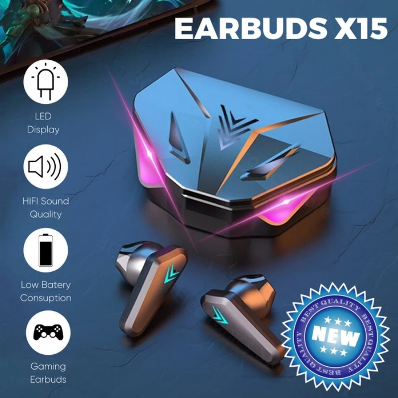 1個入り X15 TWS X15 Pro ワイヤレスイヤホン - Esports Gaming Video のレビューと価格