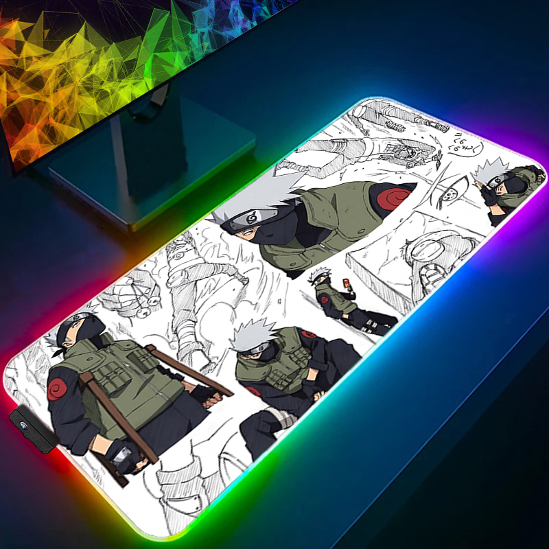 RGB マウスパッド ナルト はたけカカシ プロの E スポ - Esports Y Gaming のレビューと価格