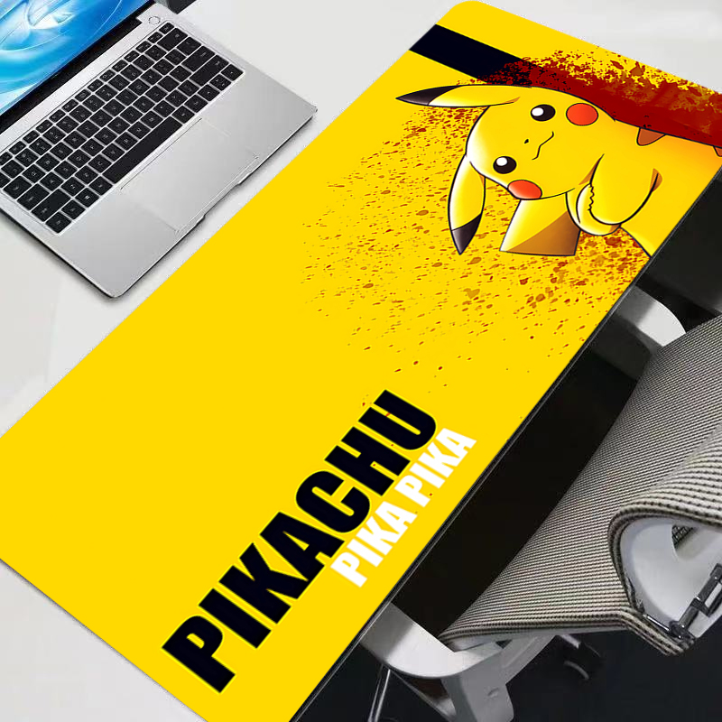 マウスパッド大 P-ピカチュウゴム PC コンピュータゲーム - Esports Gaming Pc のレビューと価格