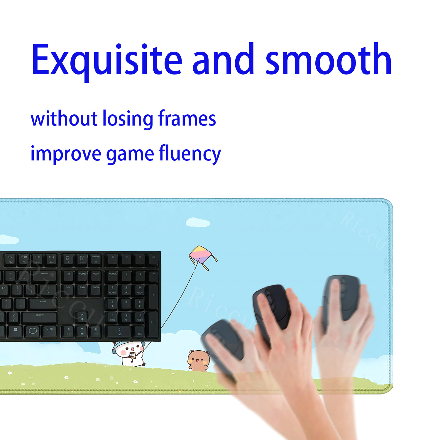 HD BUBU Y DUDU漫画マウスパッド新着大型ゲーミン - Esports Y Gaming のレビューと価格