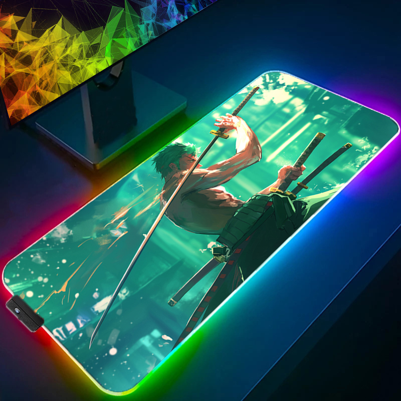 ワンピースゾロマウスパッド RGB ゲームアクセサリー Ga - Esports Gaming Pc のレビューと価格