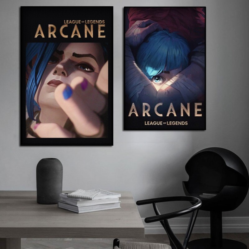 Arcane Jinx クローズアップポスター フレームなし - Esports Gaming Stocks のレビューと価格