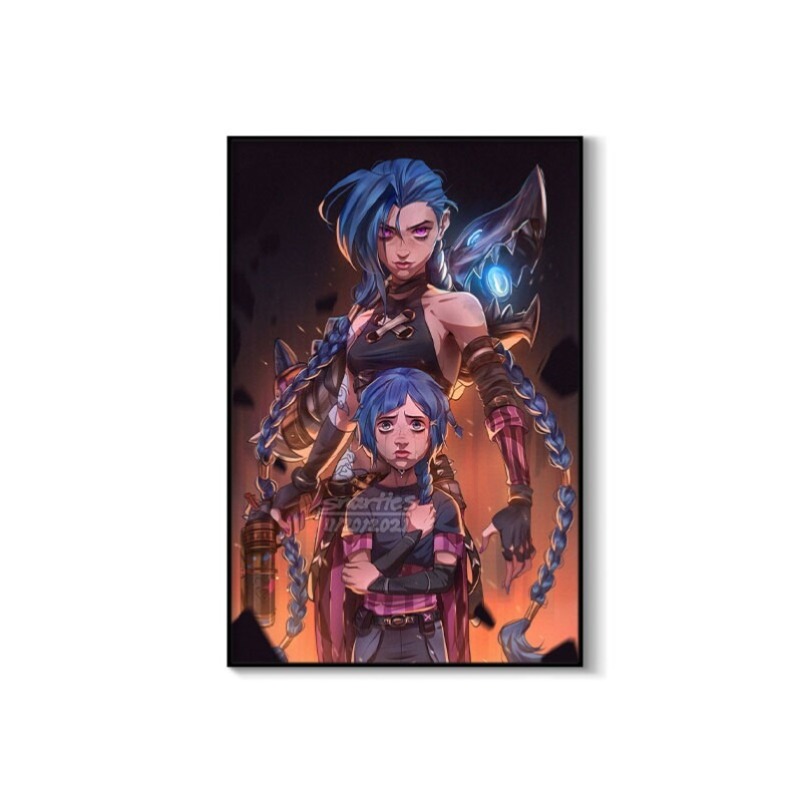 Arcane Jinx クローズアップポスター フレームなし - Esports Gaming Stocks のレビューと価格