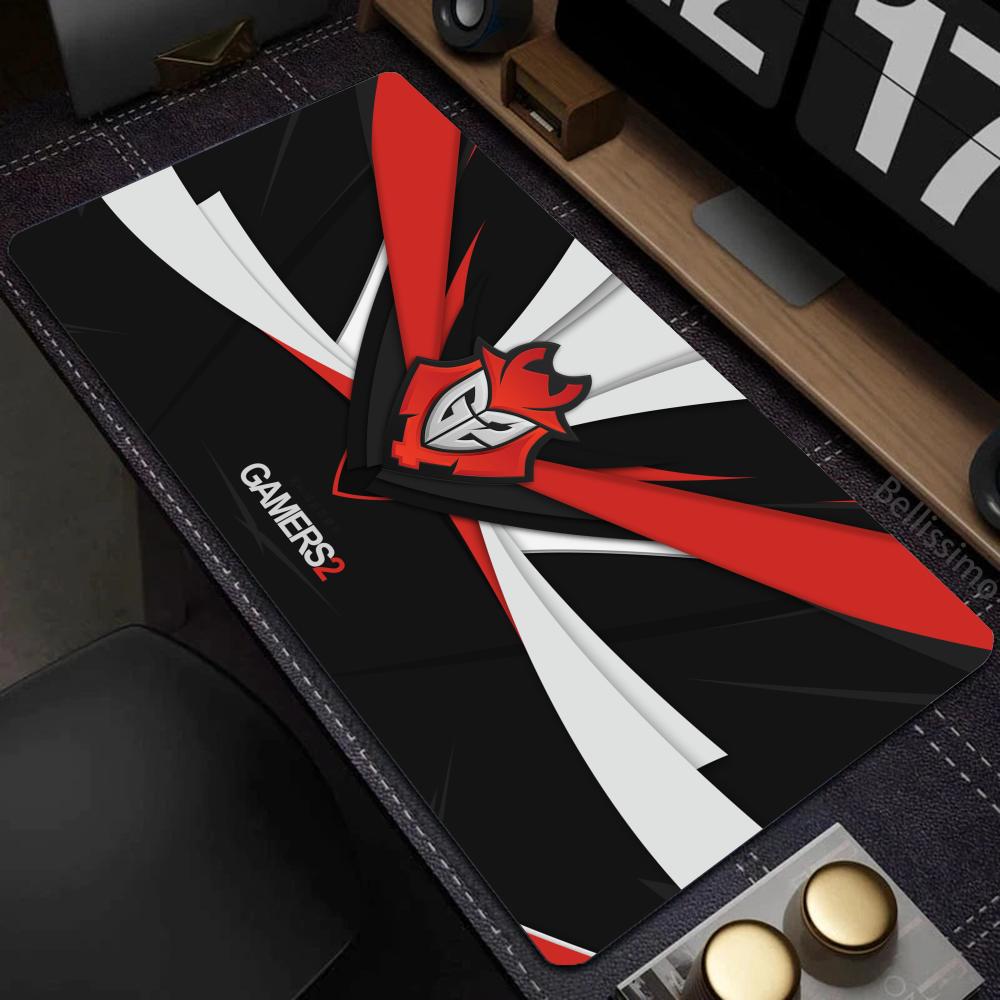 ゴム製滑り止めマウスパッド,g2 eスポーツロゴ,大型ゲーミ - Esports Gaming Logo のレビューと価格