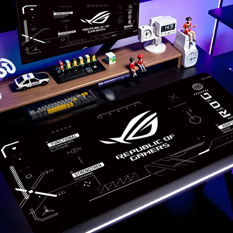 VIKAMA ブラックピンク ROG Tech Circui - Esports Gaming Logo のレビューと価格