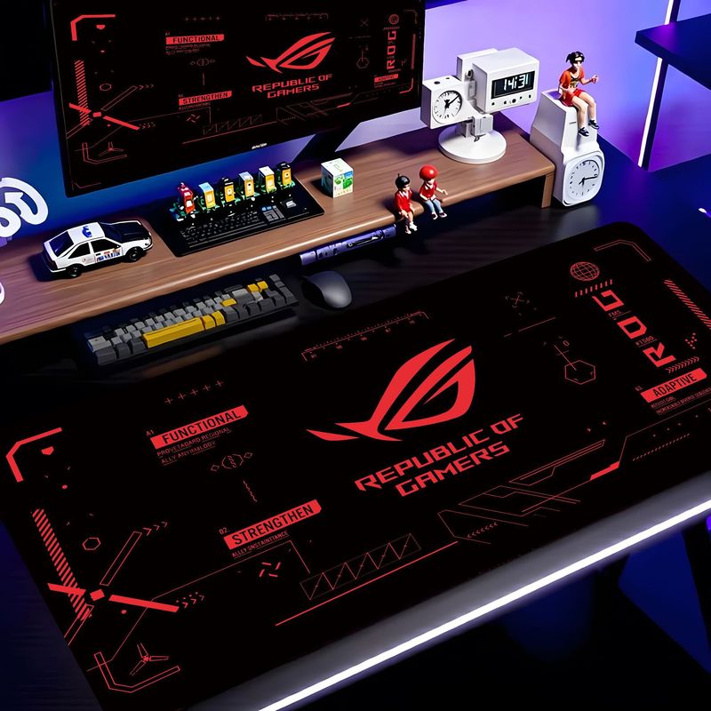 VIKAMA ブラックピンク ROG Tech Circui - Esports Gaming Logo のレビューと価格