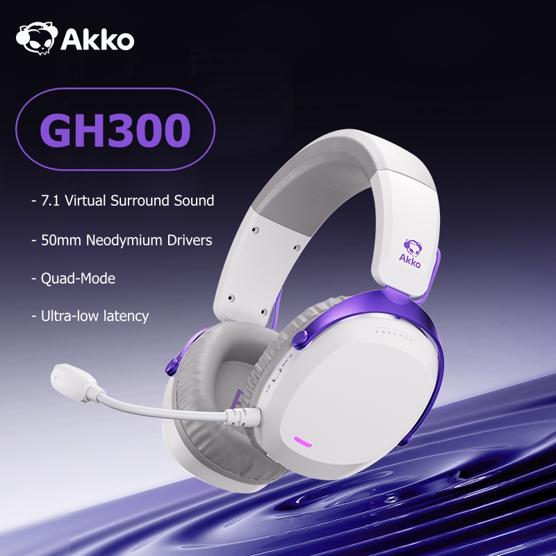 Akko GH300 ヘッドセット 7.1 バーチャルサラウ - Esports Gaming Video のレビューと価格