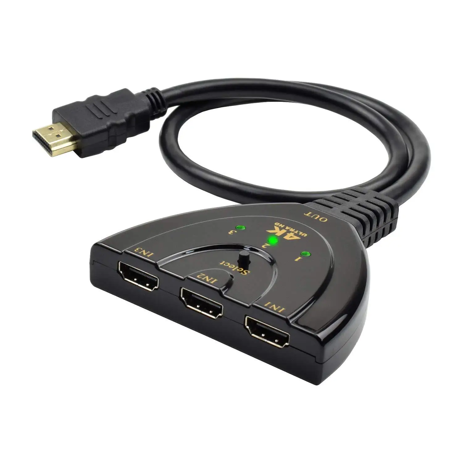 HDMI対応スイッチ 4K*2K 3D ミニ3ポート 1.4 - Esports Gaming Hub のレビューと価格